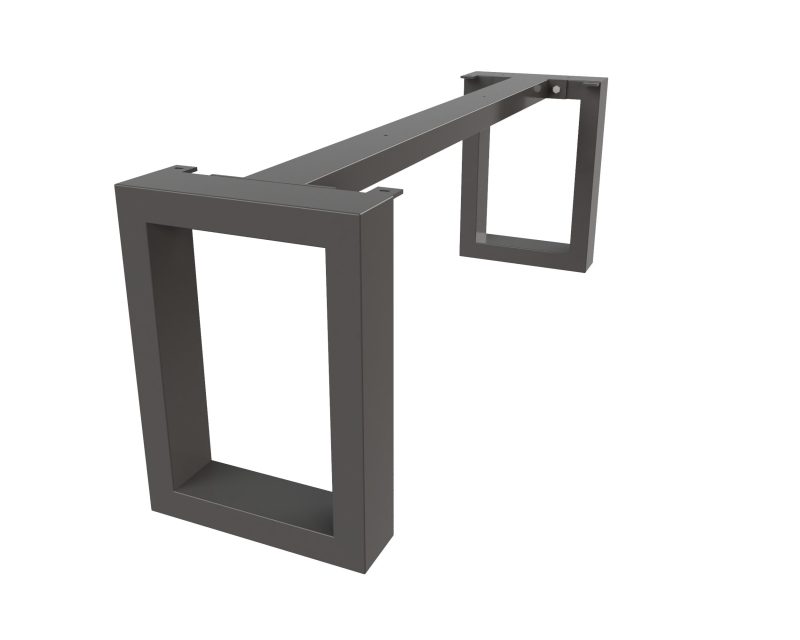 Rectangle Shaped Steel Bench Legs With Top Support Bar