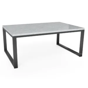 Aluminium Open Cuboid Shaped Outdoor Coffee or Side Table Frame - Image 4
