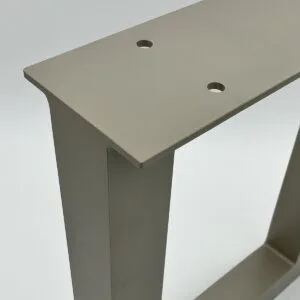 Pair of Rectangle Shaped Aluminium Outdoor Bench Legs - Image 5