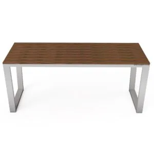 Trapezium Shaped Outdoor Dining Table - Image 3