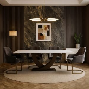 Windsor Curved Design Dining Table Base - Image 2