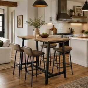 A Shaped Breakfast Bar Height Table Frame - Image 2