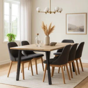 Compton Table Legs With Top Support Frame - Image 2