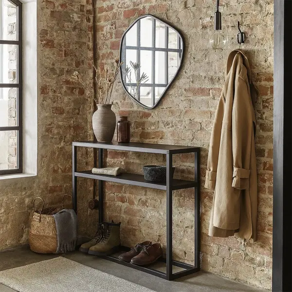 cuboid-shaped-steel-console-table-with-shelf-4