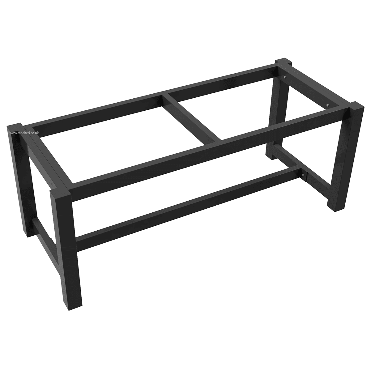 Forge Barn Table Base For Stone Top - Stoaked