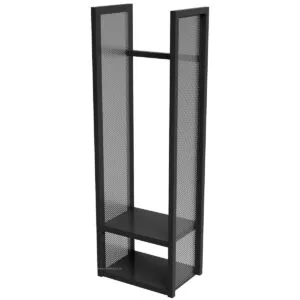 Freestanding Log Store With Mesh Side Panels - Image 3