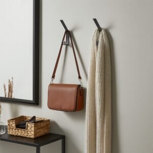 Industrial Design Steel Double Wall Hooks - Image 1