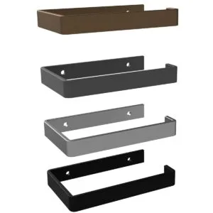 Industrial Design Steel Toilet Roll Holder - Image 2