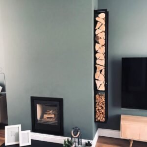 Industrial Style Wall Mounted Log Store - Image 1