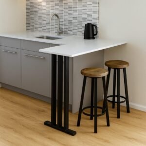 Kingsbridge Breakfast Bar Leg With Top Support Frame - Image 2