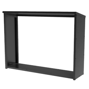 Outdoor Aluminium Under Window Log Store With Closed-in Sides And Roof - Image 1
