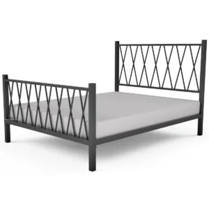 Padstow Steel Bed Frame With Spindle Headboard - Image 5
