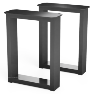 Pair Of Rectangle Shaped Aluminium Bench Legs - Image 4