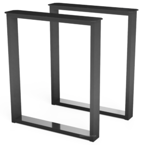 Pair Of Rectangle Shaped Dining Table Or Desk Legs - Image 3