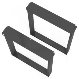 Pair Of Rectangle Shaped Dining Table Or Desk Legs - Image 4