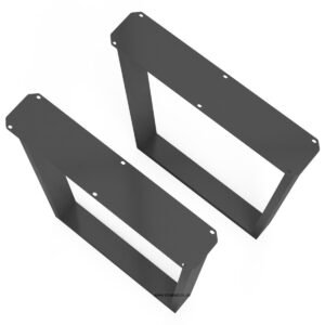 Pair Of Trapezium Shaped Dining Table Or Desk Legs - Image 4