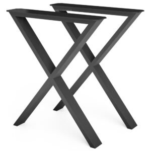 Pair Of X Shaped Dining Table Or Desk Legs - Image 3