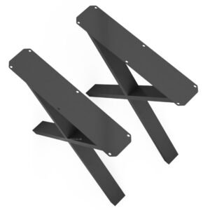 Pair Of X Shaped Dining Table Or Desk Legs - Image 4