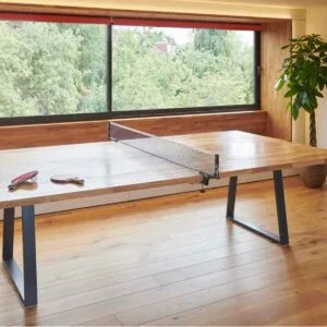 Pair Of Reversed Trapezium Shaped Dining Table Or Desk Legs - Image 5
