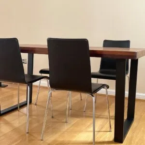 Pair Of Trapezium Shaped Dining Table Or Desk Legs - Image 6