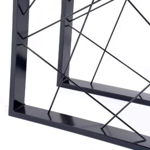Trapezium Shaped Breakfast Bar Leg with Inner Bars - Image 3