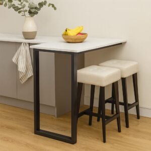 Rectangle Shaped Breakfast Bar Leg With Top Support Frame - Image 2