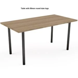 Set Of 4 Round Dining Table Or Desk Legs - Image 6