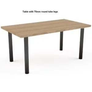 Set Of 4 Round Dining Table Or Desk Legs - Image 5