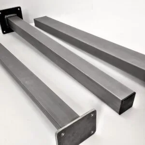 Set Of 4 Straight Dining Table Or Desk Legs - Image 3
