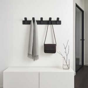 St. Ives Aluminium Single Hook Coat Rail - Image 1