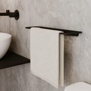 St. Ives Aluminium Towel Rail - Image 1