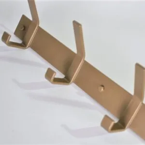 Steel Coat Rail With Double Hooks - Image 4