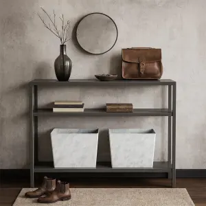Three-tiered Steel Console Table - Image 3