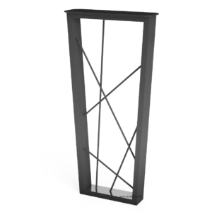 Trapezium Shaped Breakfast Bar Leg with Inner Bars - Image 1