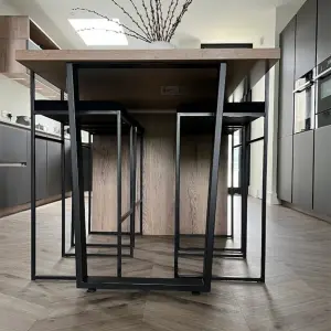 Trapezium Shaped Breakfast Bar Leg - Image 4