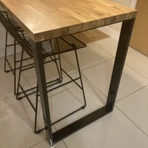 Trapezium Shaped Breakfast Bar Leg - Image 3