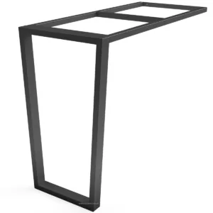 Trapezium Shaped Breakfast Bar Leg With Top Support Frame - Image 1