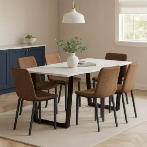 Trapezium Shaped Table Base For Stone Top - Image 2