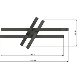 Woolacombe Rectangle Shaped Dining Table Or Desk Legs - Image 6