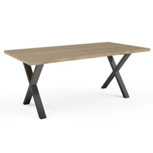 X Shaped Table Legs With Top Support Bar - Image 4