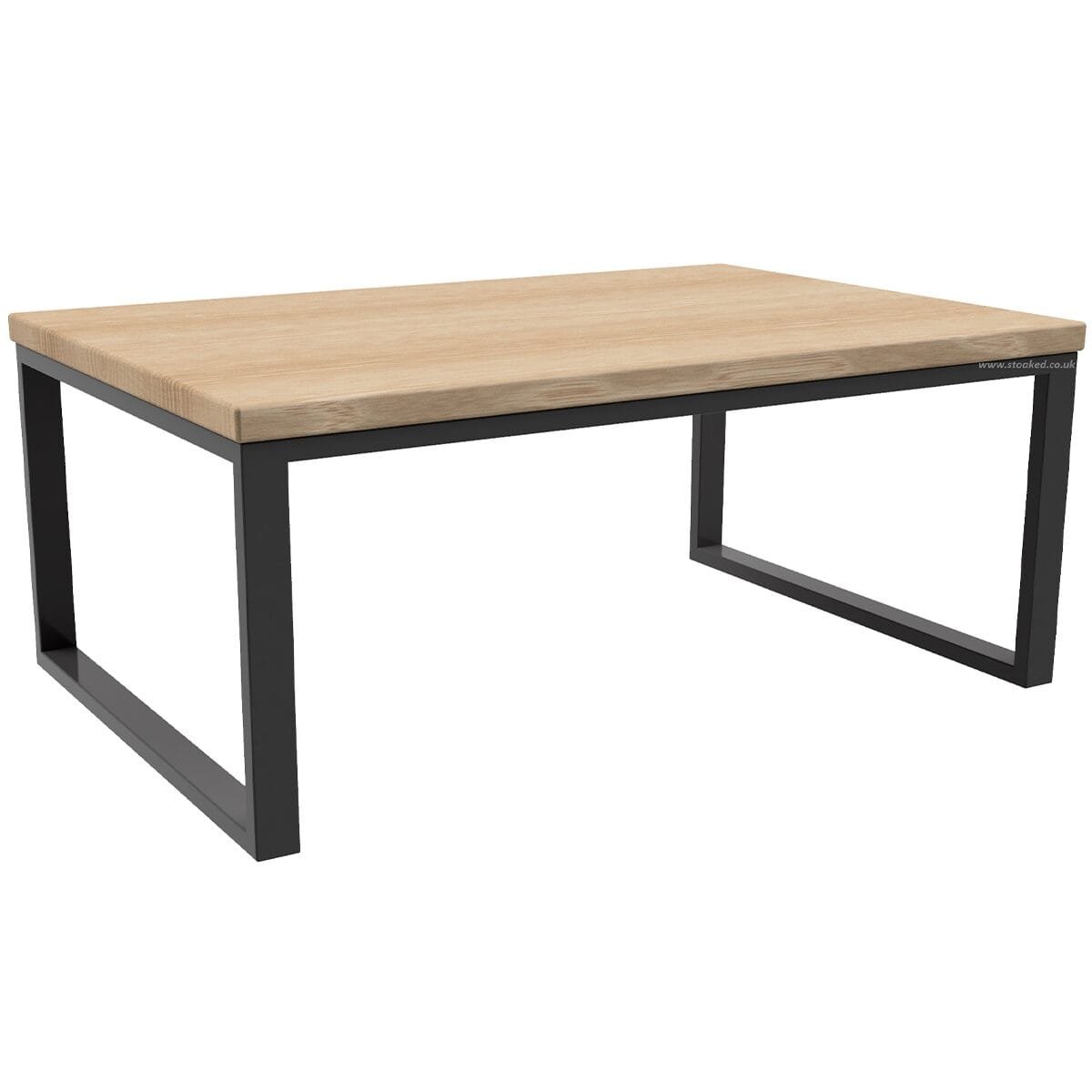 Open Cuboid Design Steel Coffee Table Frame - Stoaked