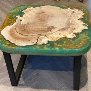 Open Cuboid Design Steel Coffee Table Frame - Image 3