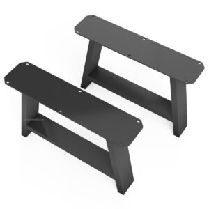 Pair Of A Shaped Aluminium Coffee Table Legs - Image 4
