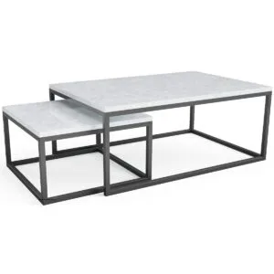 Set Of 2 Cuboid Shaped Coffee Table Frames - Image 5