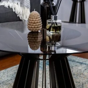 Soho Steel & Glass Coffee Table - Image 6
