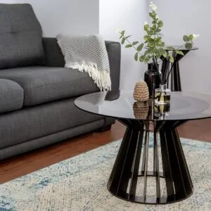 Soho Steel & Glass Coffee Table - Image 8
