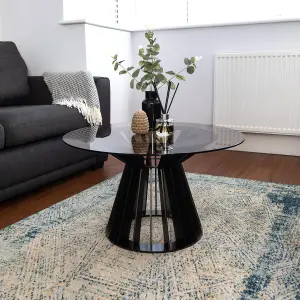 Soho Steel & Glass Coffee Table - Image 1