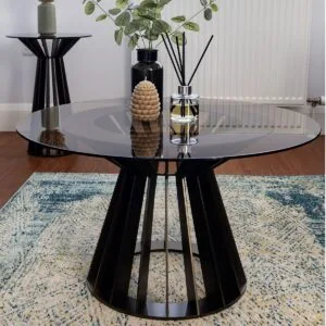 Soho Steel & Glass Coffee Table - Image 5