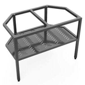 Outdoor Corner Aluminium Pizza Oven Stand - Image 3
