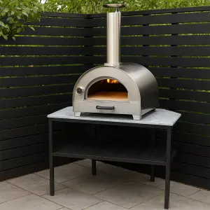 Outdoor Corner Aluminium Pizza Oven Stand Stoaked